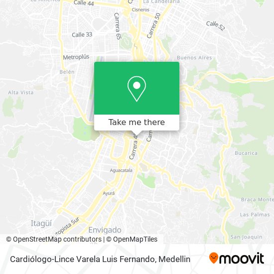 Mapa de Cardiólogo-Lince Varela Luis Fernando