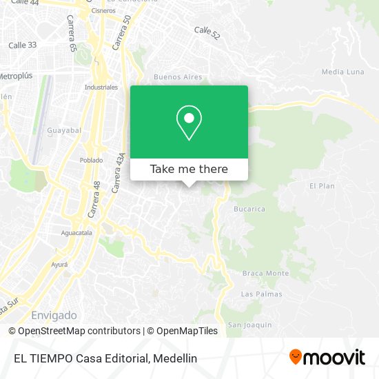 EL TIEMPO Casa Editorial map