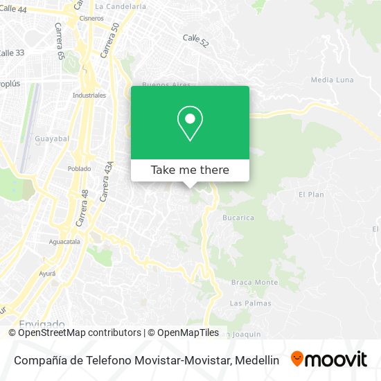 Mapa de Compañía de Telefono Movistar-Movistar