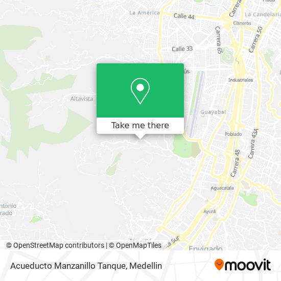 Acueducto Manzanillo Tanque map