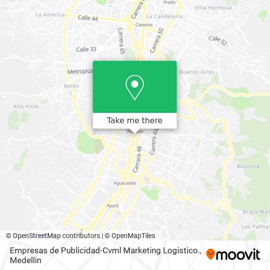 Empresas de Publicidad-Cvml Marketing Logistico. map