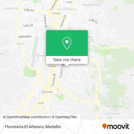 Floristeria El Alfarero map