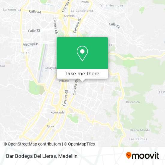 Bar Bodega Del Lleras map
