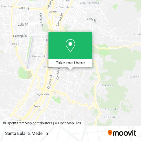 Mapa de Santa Eulalia