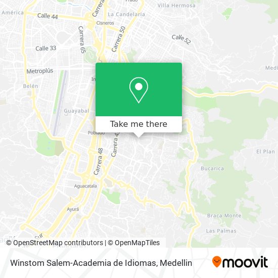 Winstom Salem-Academia de Idiomas map