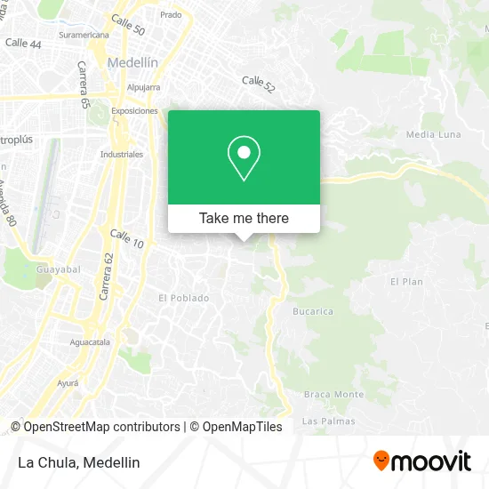 La Chula map