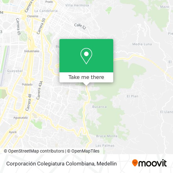 Corporación Colegiatura Colombiana map