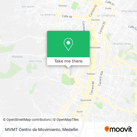 MVMT Centro de Movimiento map