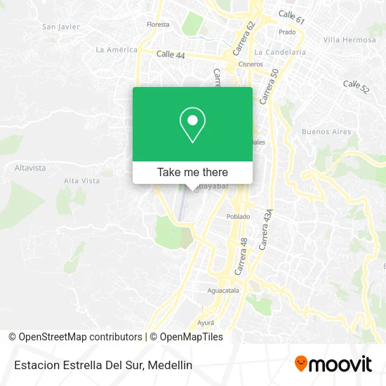 Estacion Estrella Del Sur map
