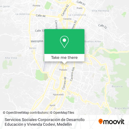 Servicios Sociales-Corporación de Desarrollo Educación y Vivienda Codevi map