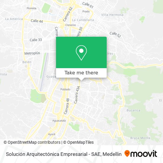 Solución Arquitectónica Empresarial - SAE map