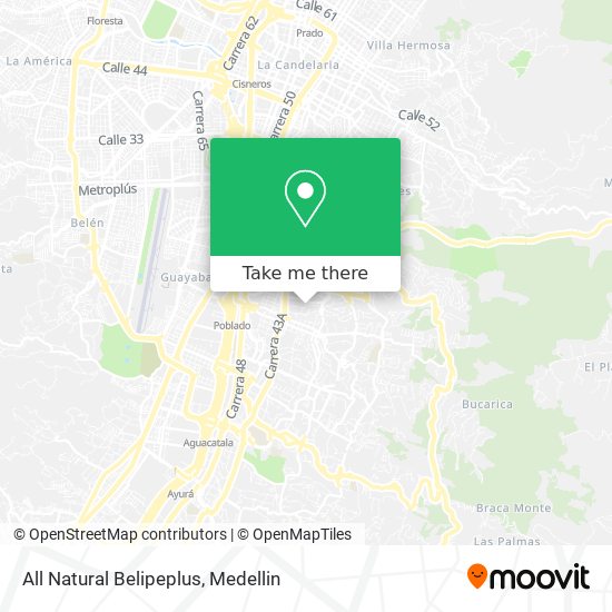 All Natural Belipeplus map