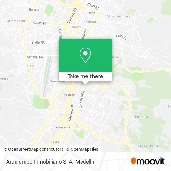Arquigrupo Inmobiliario S. A. map
