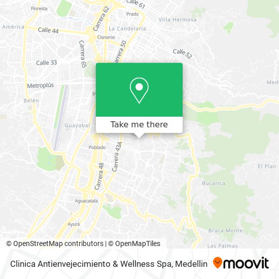 Mapa de Clinica Antienvejecimiento & Wellness Spa