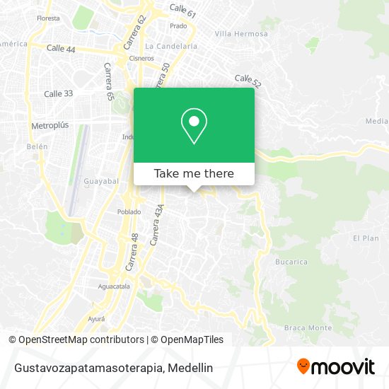 Gustavozapatamasoterapia map