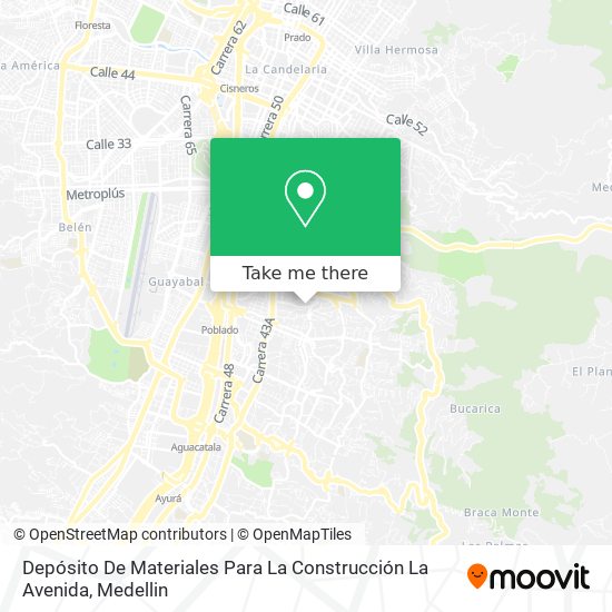 Depósito De Materiales Para La Construcción La Avenida map