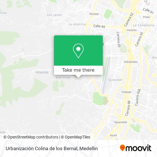 Urbanización Colina de los Bernal map