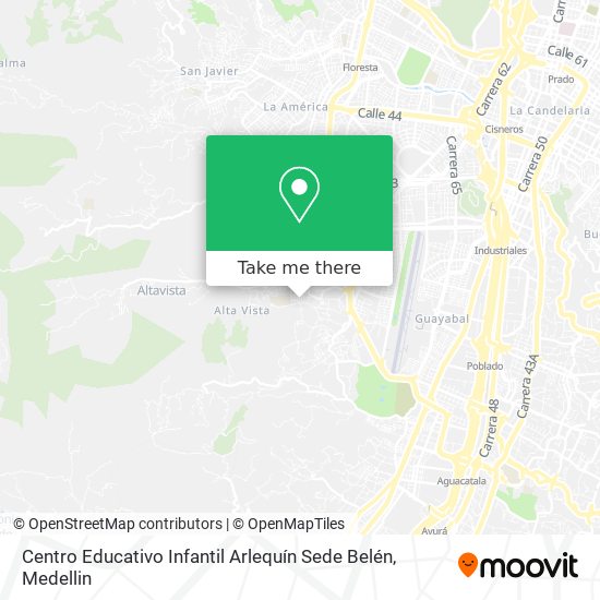 Centro Educativo Infantil Arlequín Sede Belén map