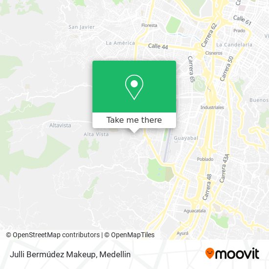 Julli Bermúdez Makeup map
