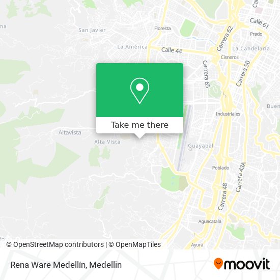 Rena Ware Medellín map
