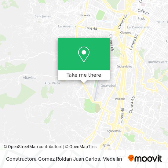 Mapa de Constructora-Gomez Roldan Juan Carlos
