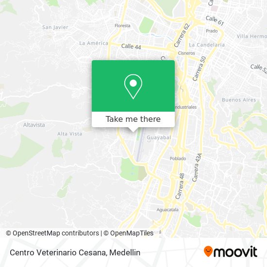 Centro Veterinario Cesana map