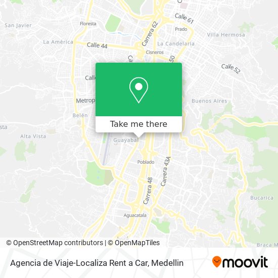 Agencia de Viaje-Localiza Rent a Car map