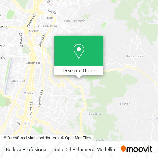 Belleza Profesional Tienda Del Peluquero map