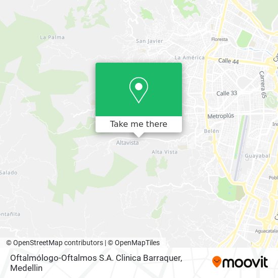 Oftalmólogo-Oftalmos S.A. Clinica Barraquer map