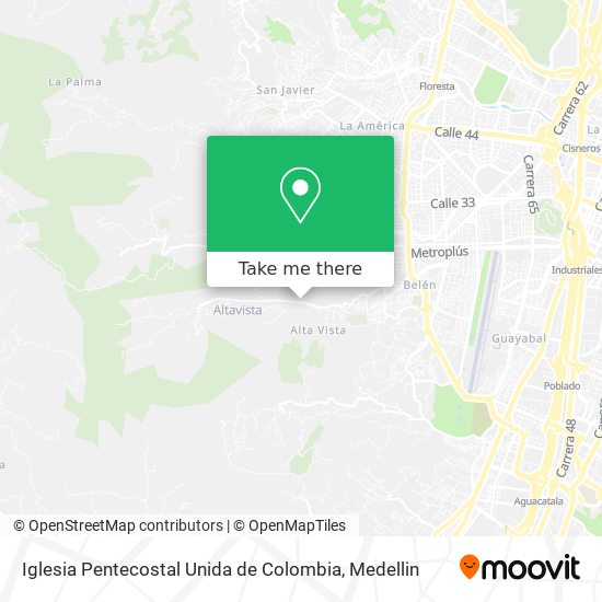 Iglesia Pentecostal Unida de Colombia map