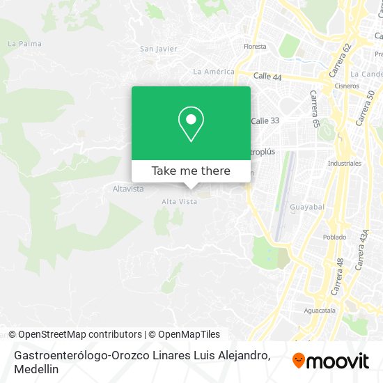 Gastroenterólogo-Orozco Linares Luis Alejandro map