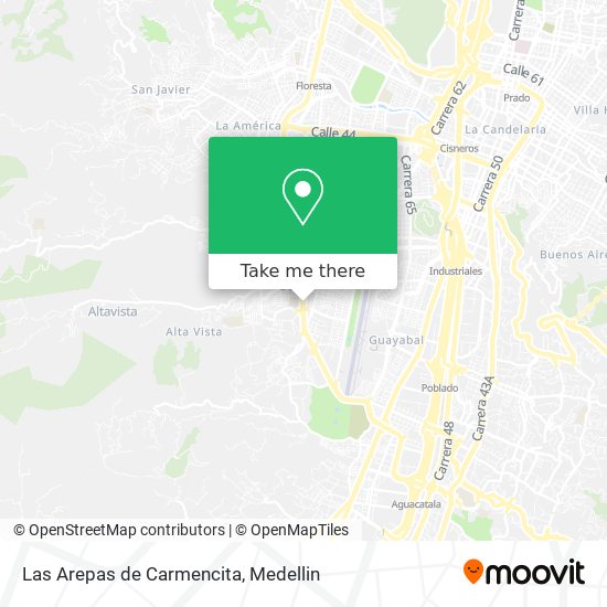 Las Arepas de Carmencita map