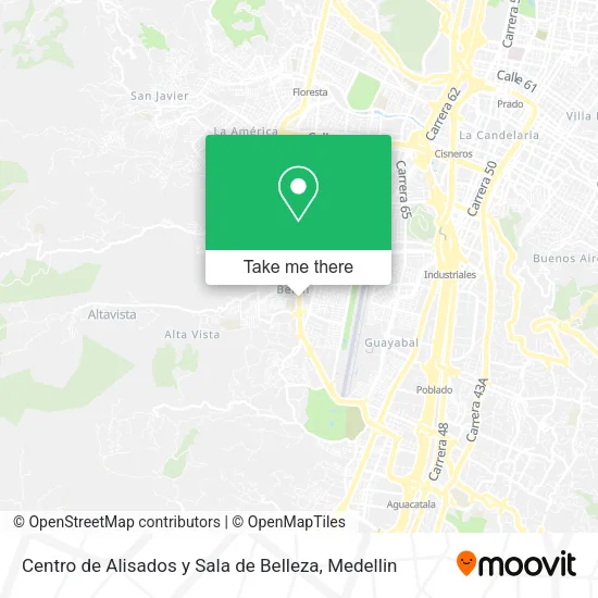 Centro de Alisados y Sala de Belleza map