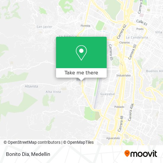 Mapa de Bonito Dia