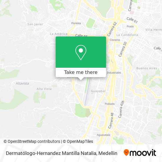 Dermatólogo-Hernandez Mantilla Natalia map