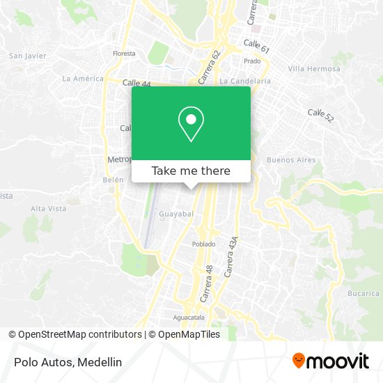 Mapa de Polo Autos