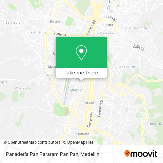 Panadería Pan Pararam Pan Pan map