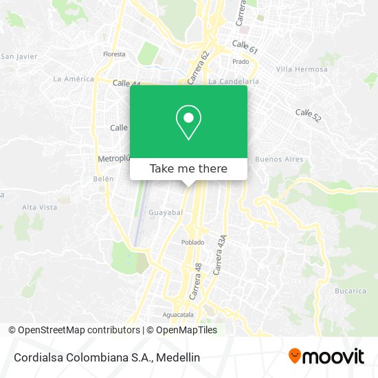 Cordialsa Colombiana S.A. map