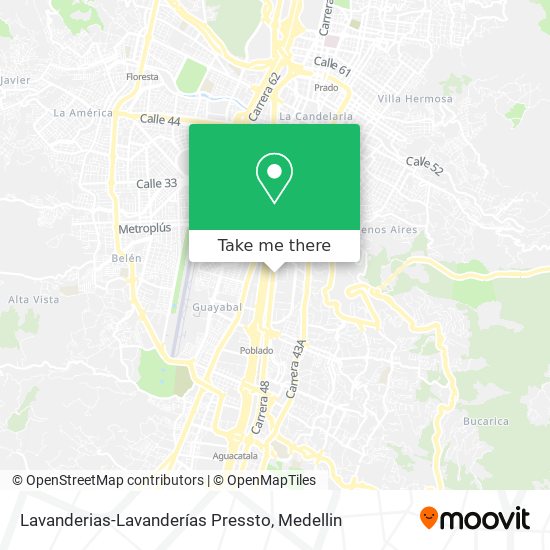 Lavanderias-Lavanderías Pressto map