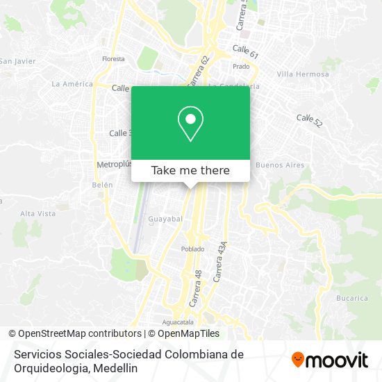 Servicios Sociales-Sociedad Colombiana de Orquideologia map