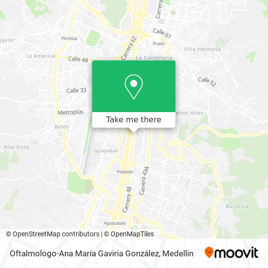 Mapa de Oftalmologo-Ana María Gaviria González