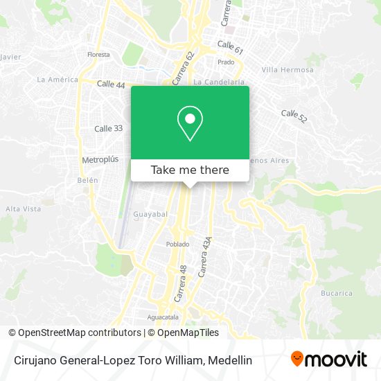 Cirujano General-Lopez Toro William map