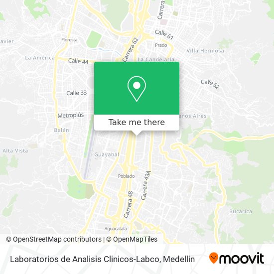 Laboratorios de Analisis Clinicos-Labco map