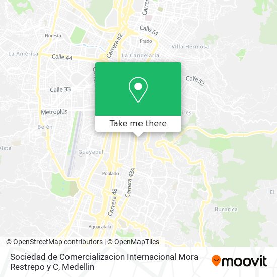 Sociedad de Comercializacion Internacional Mora Restrepo y C map