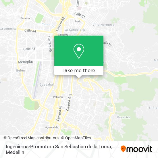 Mapa de Ingenieros-Promotora San Sebastian de la Loma