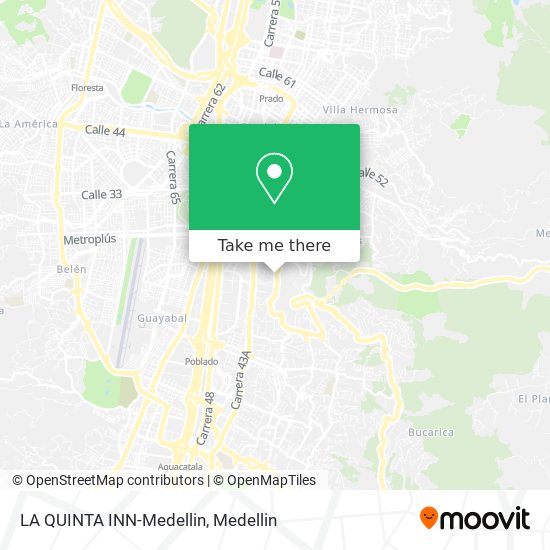 LA QUINTA INN-Medellin map