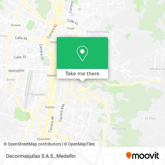 Mapa de Decormaquilas S.A.S.