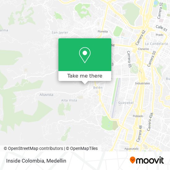 Inside Colombia map