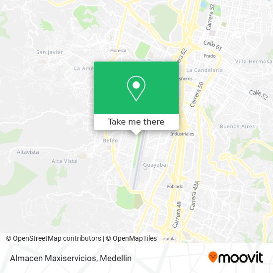 Almacen Maxiservicios map