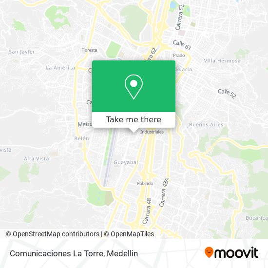 Mapa de Comunicaciones La Torre